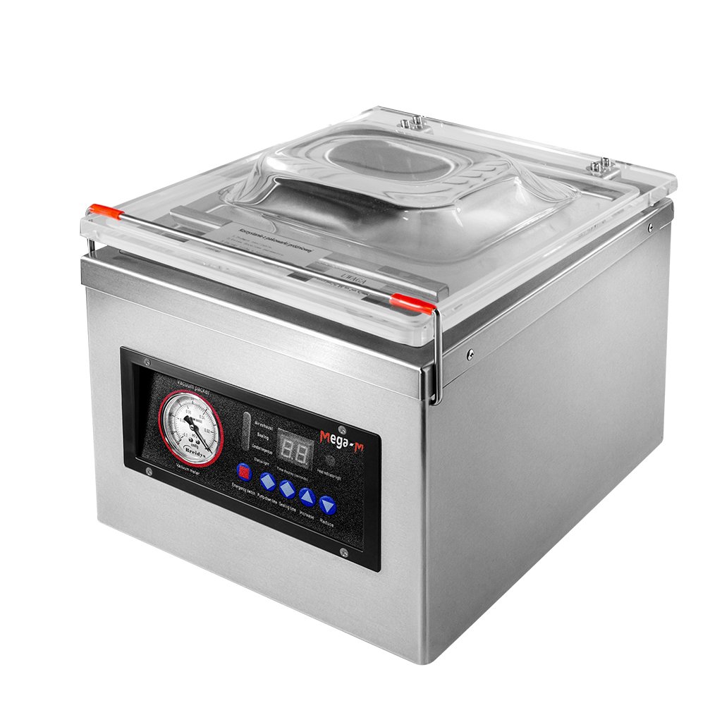 Pakowarka-prozniowa-1-komorowa-Mega-M-D261cm-wydajnosc-7.2m3h-1-listwa-zgrzewarka-prozniowa-MTP007098-1 Vienos kameros vakuuminis pakavimo aparatas Mega-M (26 cm)
