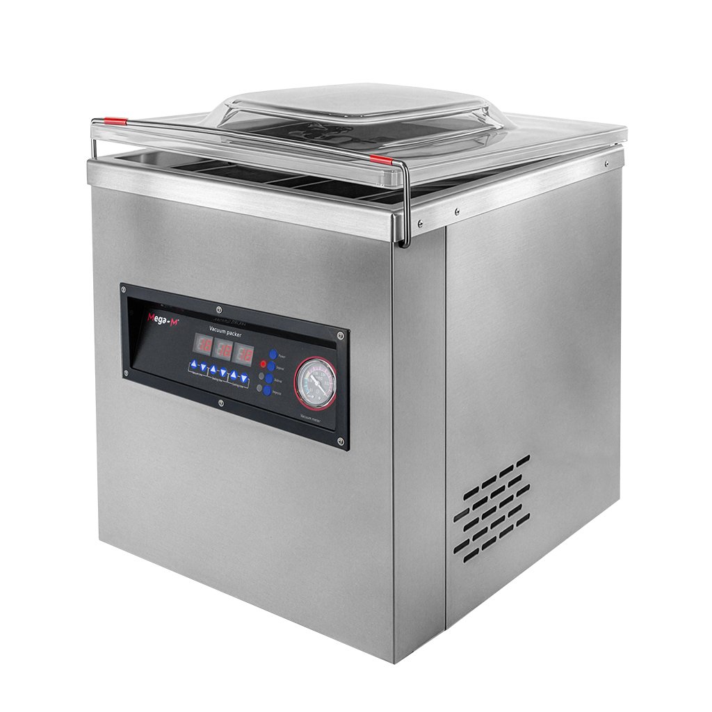 Pakowarka-prozniowa-1-komorowa-Mega-M-D401cm-20m3h-2-listwy-MTP007099-1 Vienos kameros vakuuminis pakavimo aparatas Mega-M (40 cm)