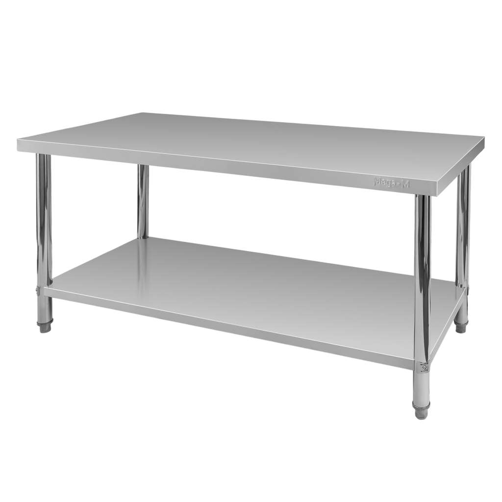 Stol-gastronomiczny-ze-stali-nierdzewnej-centralny-z-polka-Mega-M-X-STANDARD-160x60x85-cm-MTP007556-5 Nerūdijančio plieno gastronominis stalas Mega-M X STANDARD