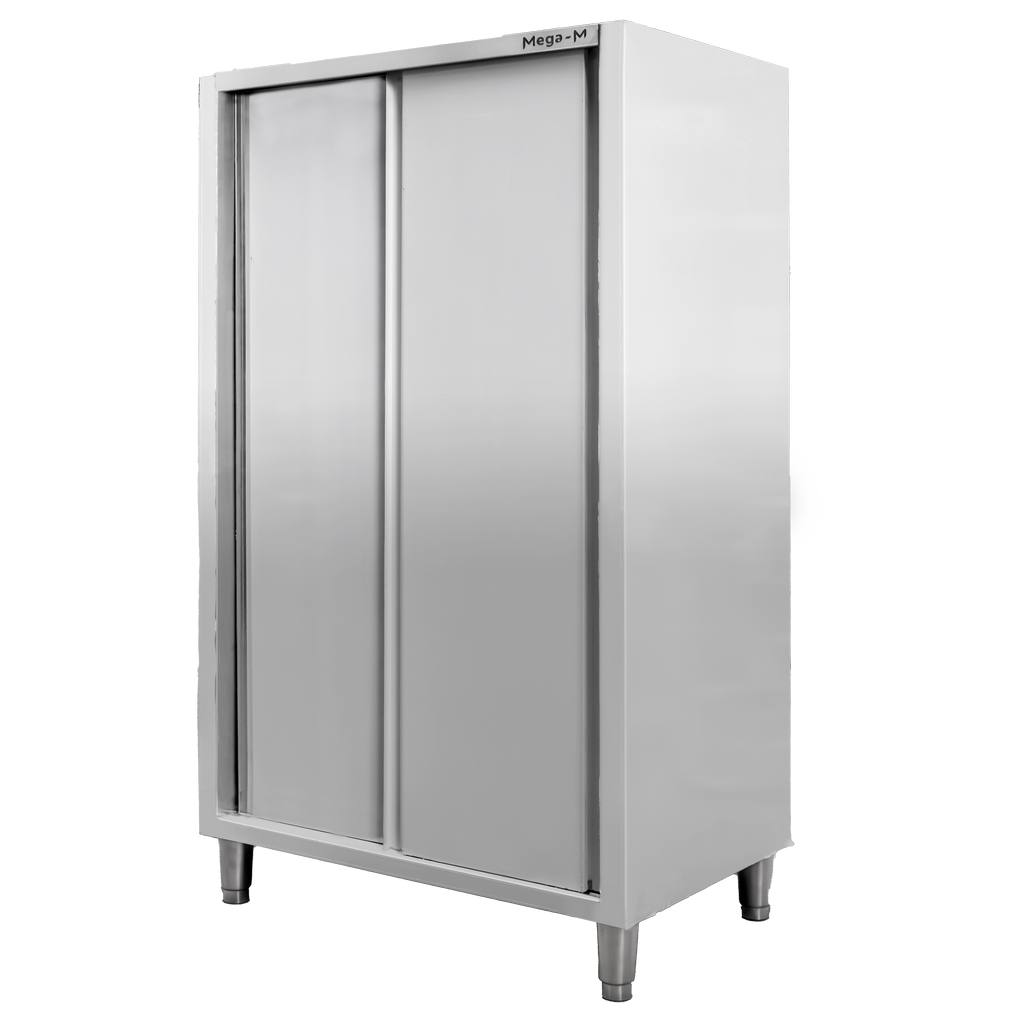 Szafa-gastronomiczna-przelotowa-Mega-M-2-drzwiowa-100x60x180-cm-stal-nierdzewna-MTP001881 Sandėliavimo spinta Mega-M
