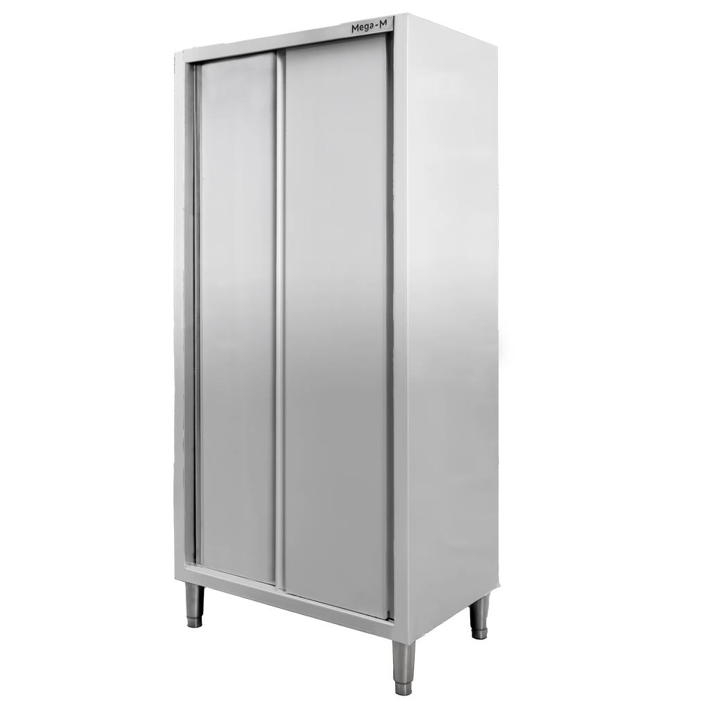 Szafa-gastronomiczna-przelotowa-Mega-M-2-drzwiowa-80x50x200-cm-stal-nierdzewna-MTP001893 Dvipusė gastronominė spinta Mega-M