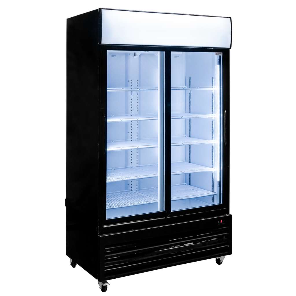 Witryna-chlodnicza-Mega-M-RICO-i112-830L-oswietlenie-LED-drzwi-przesuwne-MTP006360-1 Šaldymo vitrina Mega-M RICO i112 | 706 l | Stumdomos durys