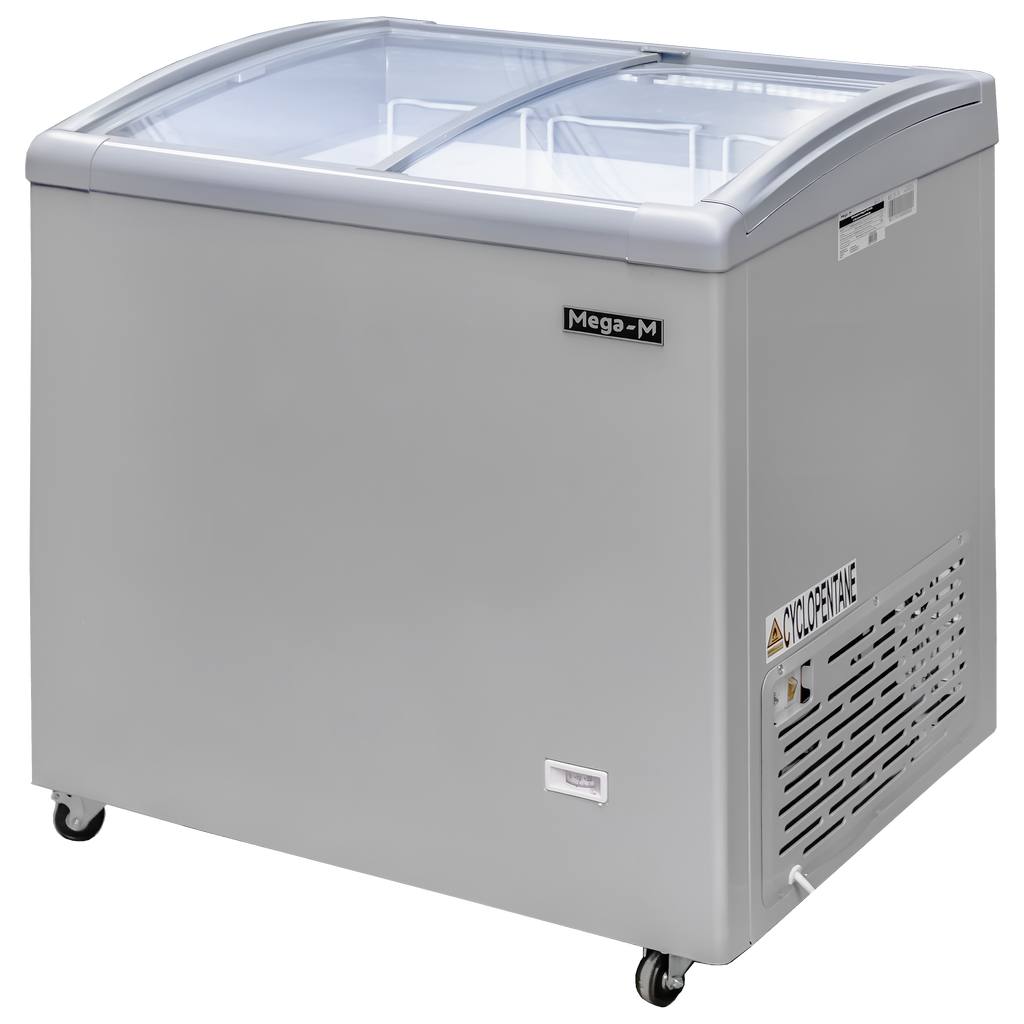 Zamrazarka-skrzyniowa-przeszklona-117L-Mega-M-YETI-78 Šaldymo dėžė Mega-M YETI X78 117L