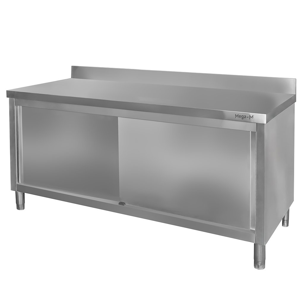MTP003534-1024px Priešsieninis gastronominis stalas-spintelė Mega-M 180x70x85 cm